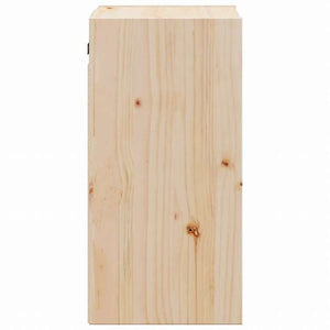 vidaXL ウォールキャビネット 2点 30x30x60 cm パイン無垢材家具 棚 壁面収納棚・壁面ラック(代引不可)