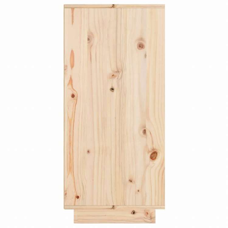 vidaXL サイドボード 60x34x75 cm パイン無垢材家具 キャビネット&収納 サイドボード(代引不可)