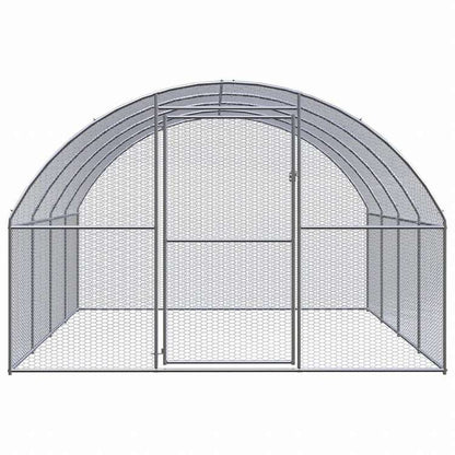 vidaXL 屋外鶏小屋 3x4x2 m 亜鉛メッキ鋼製動物&ペット用品 ペット用品 小動物用品 小動物 飼育・ケージ(代引不可)