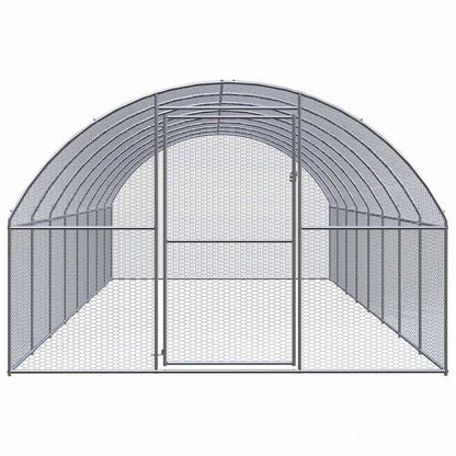 vidaXL 屋外鶏小屋 3x8x2 m 亜鉛メッキ鋼製動物&ペット用品 ペット用品 小動物用品 小動物 飼育・ケージ(代引不可)