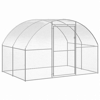 vidaXL 屋外鶏小屋 3x8x2 m 亜鉛メッキ鋼製動物&ペット用品 ペット用品 小動物用品 小動物 飼育・ケージ(代引不可)