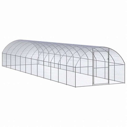 vidaXL 屋外鶏小屋 3x12x2 m 亜鉛メッキ鋼製動物&ペット用品 ペット用品 小動物用品 小動物 飼育・ケージ(代引不可)