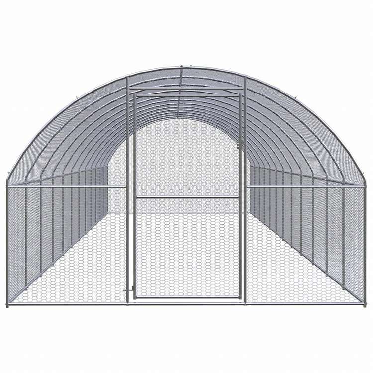 vidaXL 屋外鶏小屋 3x12x2 m 亜鉛メッキ鋼製動物&ペット用品 ペット用品 小動物用品 小動物 飼育・ケージ(代引不可)