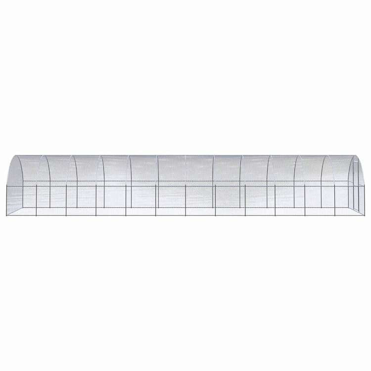 vidaXL 屋外鶏小屋 3x12x2 m 亜鉛メッキ鋼製動物&ペット用品 ペット用品 小動物用品 小動物 飼育・ケージ(代引不可)