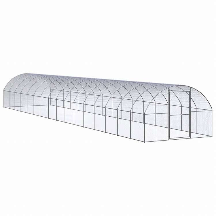 vidaXL 屋外鶏小屋 3x16x2 m 亜鉛メッキ鋼製動物&ペット用品 ペット用品 小動物用品 小動物 飼育・ケージ(代引不可)