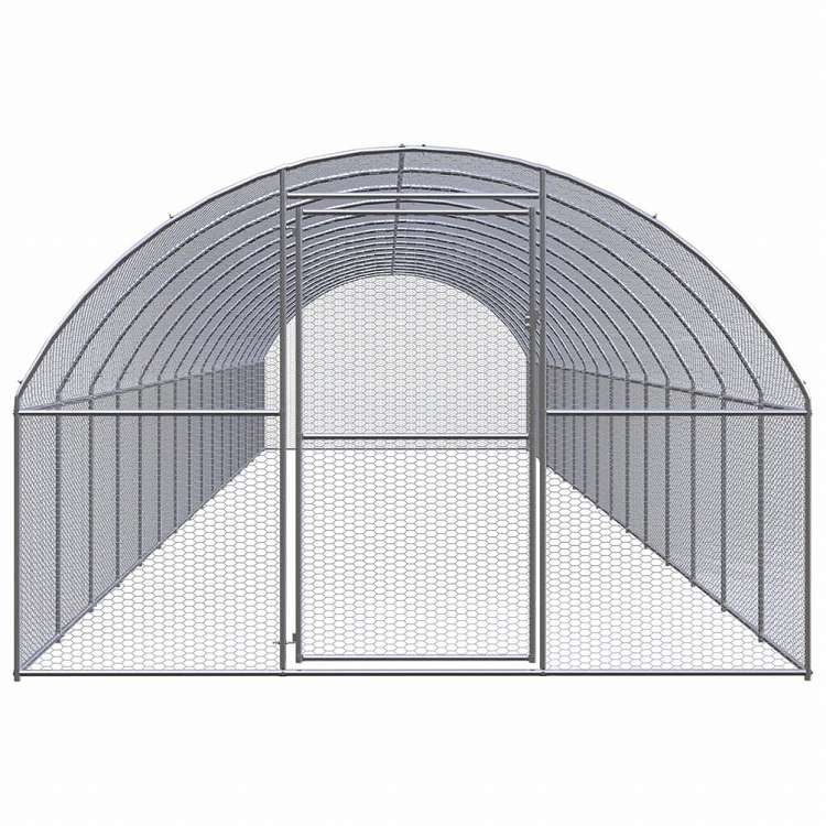 vidaXL 屋外鶏小屋 3x16x2 m 亜鉛メッキ鋼製動物&ペット用品 ペット用品 小動物用品 小動物 飼育・ケージ(代引不可)