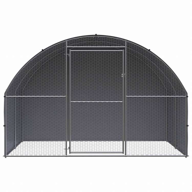 vidaXL 屋外鶏小屋 3x2x2 m 亜鉛メッキ鋼製動物&ペット用品 ペット用品 小動物用品 小動物 飼育・ケージ(代引不可)