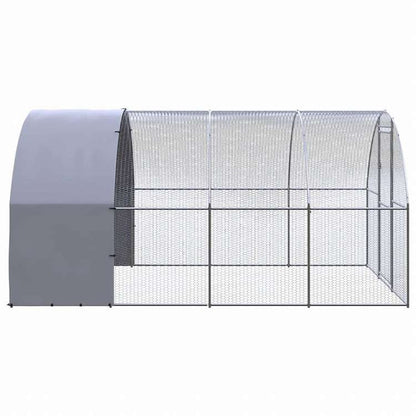 vidaXL 屋外鶏小屋 3x4x2 m 亜鉛メッキ鋼製動物&ペット用品 ペット用品 小動物用品 小動物 飼育・ケージ(代引不可)