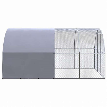 vidaXL 屋外鶏小屋 3x4x2 m 亜鉛メッキ鋼製動物&ペット用品 ペット用品 小動物用品 小動物 飼育・ケージ(代引不可)
