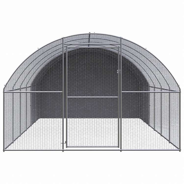 vidaXL 屋外鶏小屋 3x6x2 m 亜鉛メッキ鋼製動物&ペット用品 ペット用品 小動物用品 小動物 飼育・ケージ(代引不可)