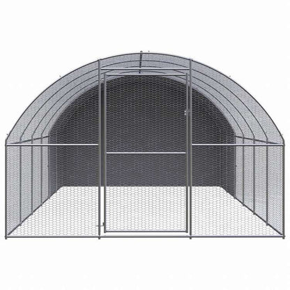 vidaXL 屋外鶏小屋 3x6x2 m 亜鉛メッキ鋼製動物&ペット用品 ペット用品 小動物用品 小動物 飼育・ケージ(代引不可)