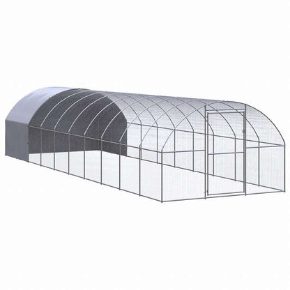 vidaXL 屋外鶏小屋 3x10x2 m 亜鉛メッキ鋼製動物&ペット用品 ペット用品 小動物用品 小動物 飼育・ケージ(代引不可)