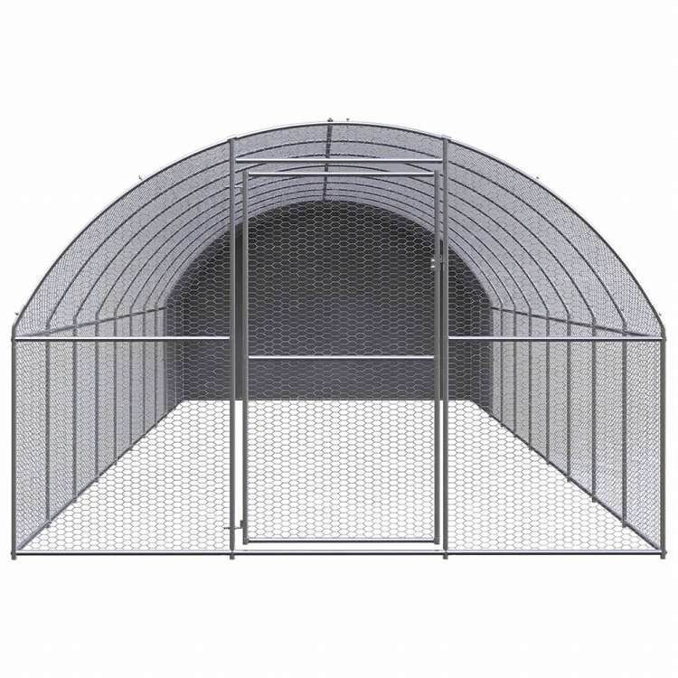 vidaXL 屋外鶏小屋 3x10x2 m 亜鉛メッキ鋼製動物&ペット用品 ペット用品 小動物用品 小動物 飼育・ケージ(代引不可)