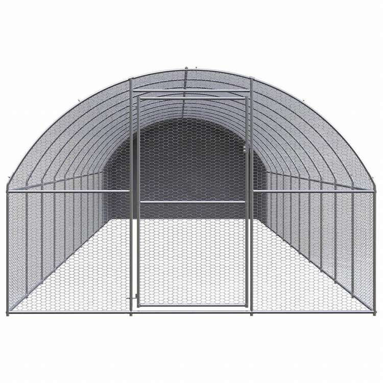 vidaXL 屋外鶏小屋 3x12x2 m 亜鉛メッキ鋼製動物&ペット用品 ペット用品 小動物用品 小動物 飼育・ケージ(代引不可)