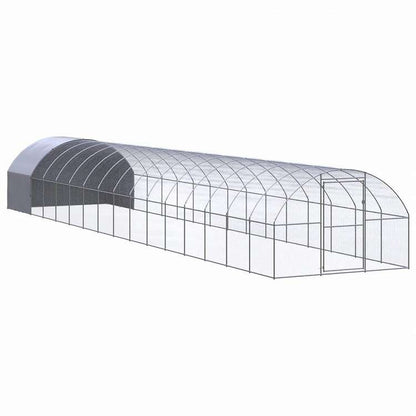 vidaXL 屋外鶏小屋 3x16x2 m 亜鉛メッキ鋼製動物&ペット用品 ペット用品 小動物用品 小動物 飼育・ケージ(代引不可)