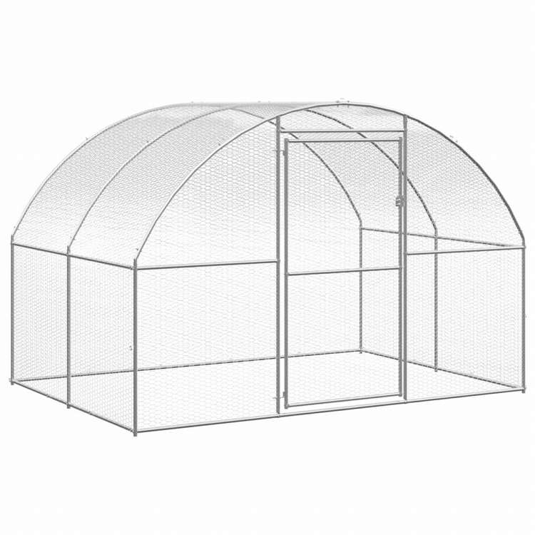 vidaXL 屋外鶏小屋 3x20x2 m 亜鉛メッキ鋼製動物&ペット用品 ペット用品 小動物用品 小動物 飼育・ケージ(代引不可)