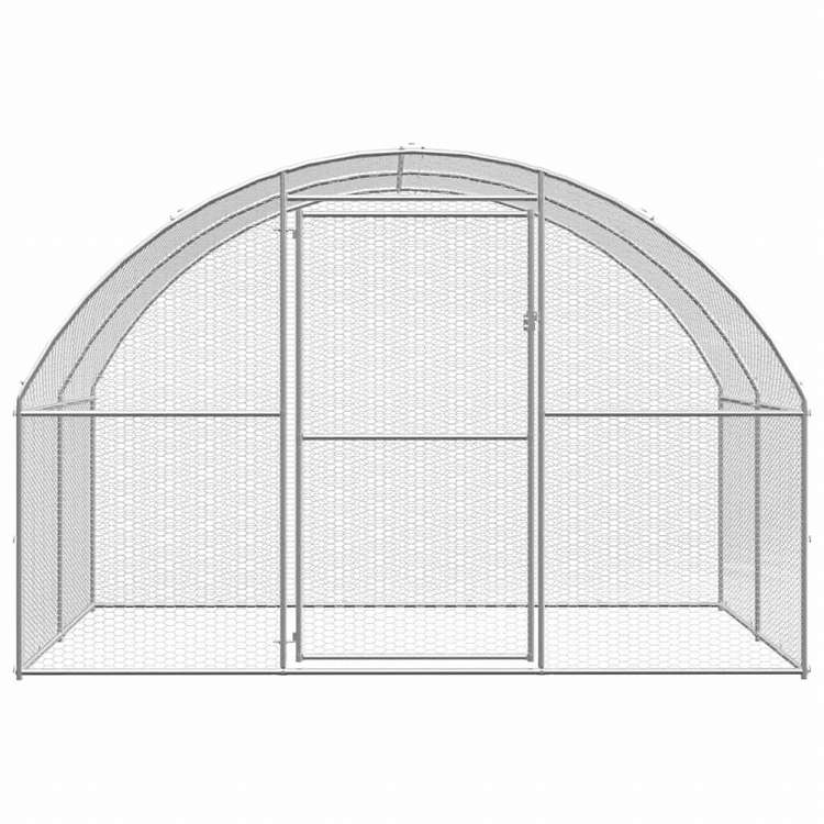 vidaXL 屋外鶏小屋 3x20x2 m 亜鉛メッキ鋼製動物&ペット用品 ペット用品 小動物用品 小動物 飼育・ケージ(代引不可)