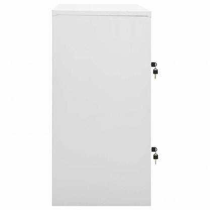 vidaXL ロッカーキャビネット 5点セット ライトグレー&グリーン 90x45x92.5cm スチール家具 キャビネット&収納 収納キャビネット・ロッカー(代引不可)