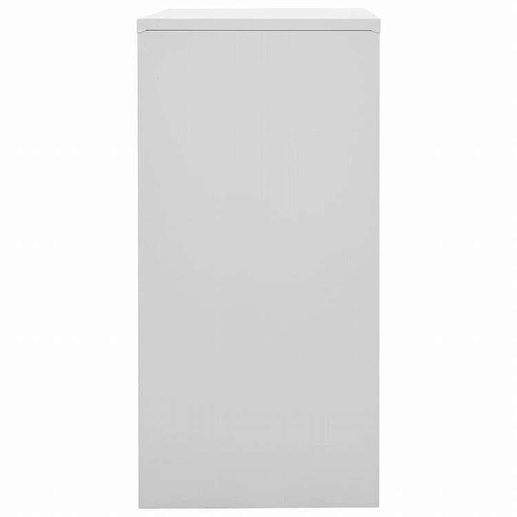 vidaXL ロッカーキャビネット 2点 ライトグレー&ブルー 90x45x92.5cm スチール (2x336437)家具 キャビネット&収納 収納キャビネット・ロッカー(代引不可)