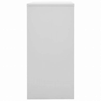 vidaXL ロッカーキャビネット 5点セット ライトグレー&ブルー 90x45x92.5cm スチール (5x336437)家具 キャビネット&収納 収納キャビネット・ロッカー(代引不可)