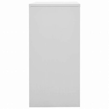 vidaXL ロッカーキャビネット 5点セット ライトグレー&グリーン 90x45x92.5cm スチール家具 キャビネット&収納 収納キャビネット・ロッカー(代引不可)