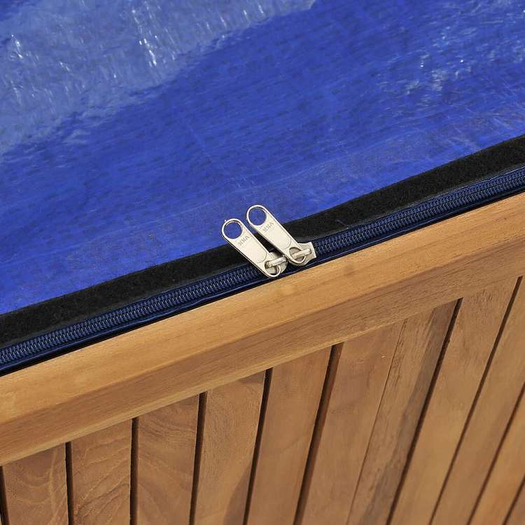 vidaXL ガーデン収納ボックス 150x50x55 cm チーク無垢材家具 アウトドア家具 屋外収納ボックス(代引不可)