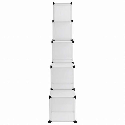 vidaXL 収納キューブオーガナイザー キューブ15点 透明 PPホーム&ガーデン 家事用品 収納&オーガナイザー 衣類・ワードローブ収納 シューズラック・整理収納(代引不可)