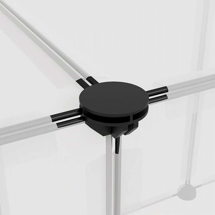 vidaXL 小動物ケージ 透明 143x107x93cm PP&スチールAnimals & Pet Supplies ペット用品 小動物用品 小動物 飼育・ケージ(代引不可)