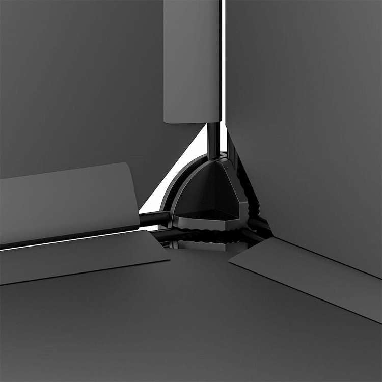 vidaXL 小動物ケージ ブラック 142x74x93cm PP&スチール動物&ペット用品 ペット用品 小動物用品 小動物 飼育・ケージ(代引不可)