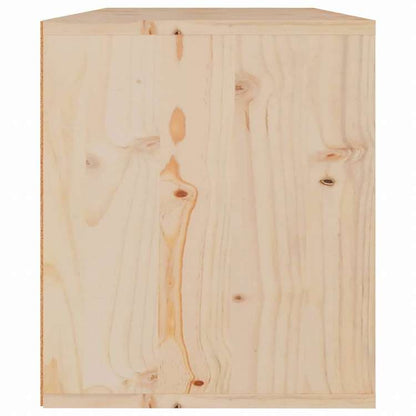 vidaXL テレビキャビネット 3点 パイン無垢材家具 AVラック・テレビ台(代引不可)