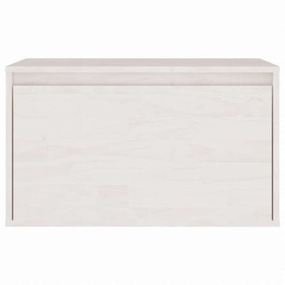 vidaXL テレビキャビネット 3点 無垢のホワイトパイン材家具 AVラック・テレビ台(代引不可)