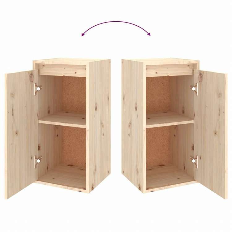 vidaXL テレビキャビネット 4点 無垢のパイン材 (813456+813486)家具 AVラック・テレビ台(代引不可)