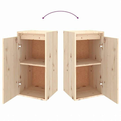 vidaXL テレビキャビネット 6点 無垢のパイン材 (813456x2+813486)家具 AVラック・テレビ台(代引不可)