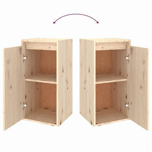 vidaXL テレビキャビネット 6点 無垢のパイン材 (813456x2+813486)家具 AVラック・テレビ台(代引不可)