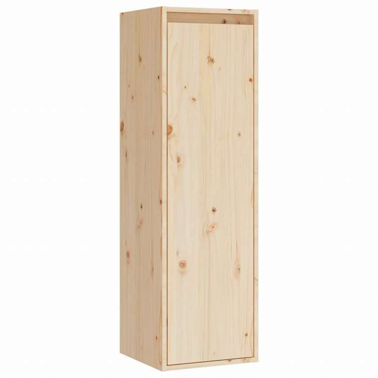 vidaXL テレビキャビネット 4点 無垢のパイン材 (813436+813506)家具 AVラック・テレビ台(代引不可)
