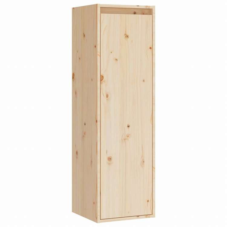 vidaXL テレビキャビネット 6点 無垢のパイン材 (813436+813446+813506)家具 AVラック・テレビ台(代引不可)