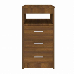 vidaXL 引き出しキャビネット ブラウン 40x50x76cm エンジニアリングウッド家具 キャビネット&収納 収納キャビネット・ロッカー(代引不可)