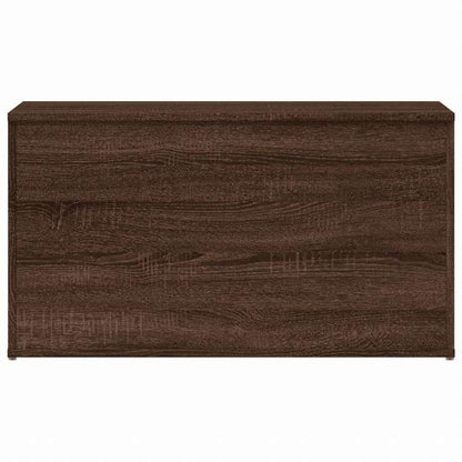 vidaXL 収納チェスト ブラウンオーク 84x42x46 cm エンジニアリングウッド家具 キャビネット&収納 収納チェスト(代引不可)