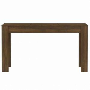 vidaXL ダイニングテーブル ブラウンオーク 140x74.5x76cm エンジニアリングウッド家具 テーブル キッチン・ダイニングルームテーブル(代引不可)