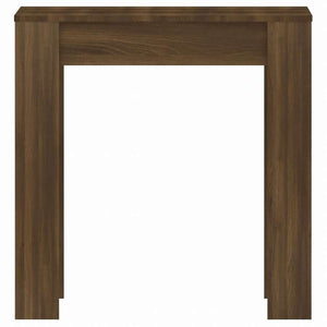 vidaXL ダイニングテーブル ブラウンオーク 140x74.5x76cm エンジニアリングウッド家具 テーブル キッチン・ダイニングルームテーブル(代引不可)