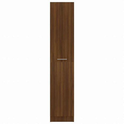 vidaXL アポテカリ―収納キャビネット ブラウンオーク 30x42.5x150 cm エンジニアリングウッド家具 キャビネット&収納 収納キャビネット・ロッカー(代引不可)