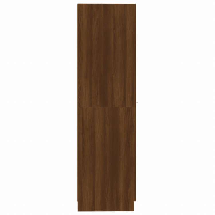 vidaXL アポテカリ?収納キャビネット ブラウンオーク 30x42.5x150 cm エンジニアリングウッド家具 キャビネット&収納 収納キャビネット・ロッカー(代引不可)