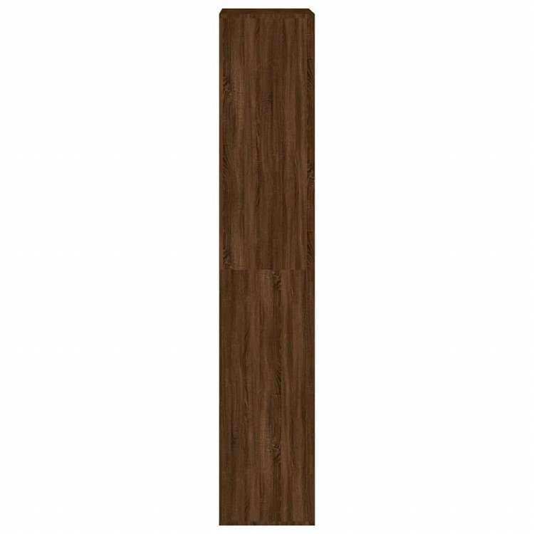 vidaXL シューズキャビネット ブラウンオーク 54x34x183 cm エンジニアリングウッドホーム&ガーデン 家事用品 収納&オーガナイザー 衣類・ワードローブ収納 シューズラック・整理収納(代引不可)