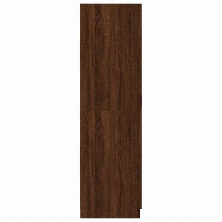 vidaXL 洋服ダンス ブラウンオーク 80x52x180 cm エンジニアリングウッド家具 キャビネット&収納 戸棚・ワードローブ(代引不可)
