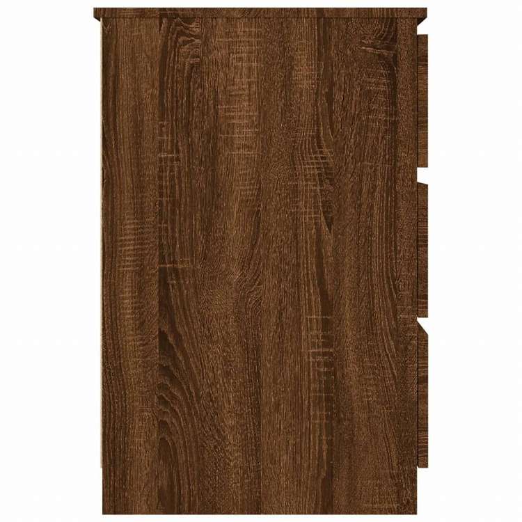 vidaXL ライティングデスク ブラウンオーク 140x50x77cm エンジニアリングウッド家具 オフィス家具 デスク(代引不可)