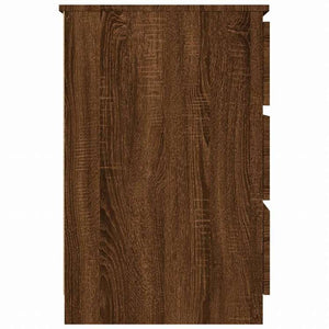 vidaXL ライティングデスク ブラウンオーク 140x50x77cm エンジニアリングウッド家具 オフィス家具 デスク(代引不可)
