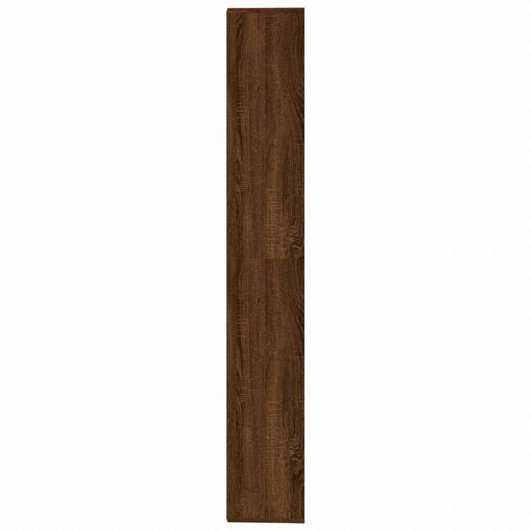 vidaXL ブックキャビネット ブラウンオーク 155x24x160 cm家具 棚 本棚・オープンラック(代引不可)