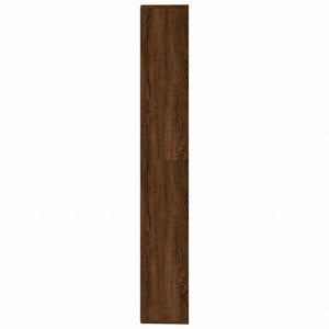 vidaXL ブックキャビネット ブラウンオーク 155x24x160 cm家具 棚 本棚・オープンラック(代引不可)