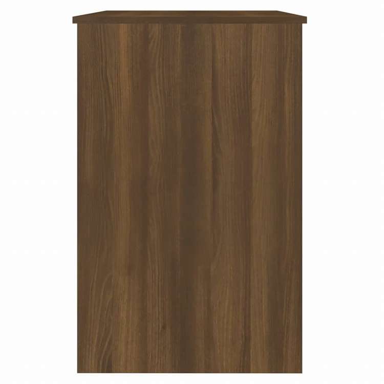 vidaXL デスク ブラウンオーク 100x50x76 cm エンジニアリングウッド家具 オフィス家具 デスク(代引不可)