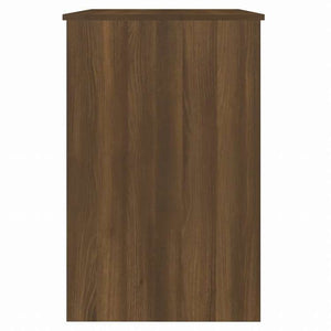 vidaXL デスク ブラウンオーク 100x50x76 cm エンジニアリングウッド家具 オフィス家具 デスク(代引不可)